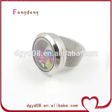 New design 316 stainless steel floating locket ring 2014